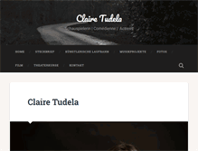 Tablet Screenshot of clairetudela.com